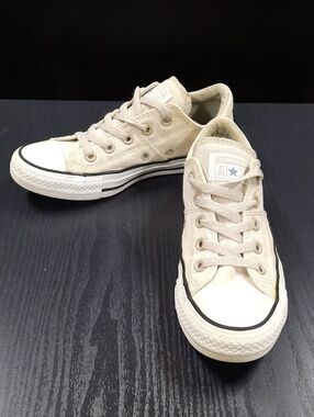 Converse Chuck Taylor All Star Madison Ox Beige/White Sneakers Size 6